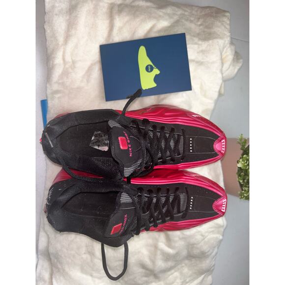 Nike Shox R4 Voltage Cherry Blk Running Shoe 302874-600 Sz 10 Rare Women's - Picture 4 of 13